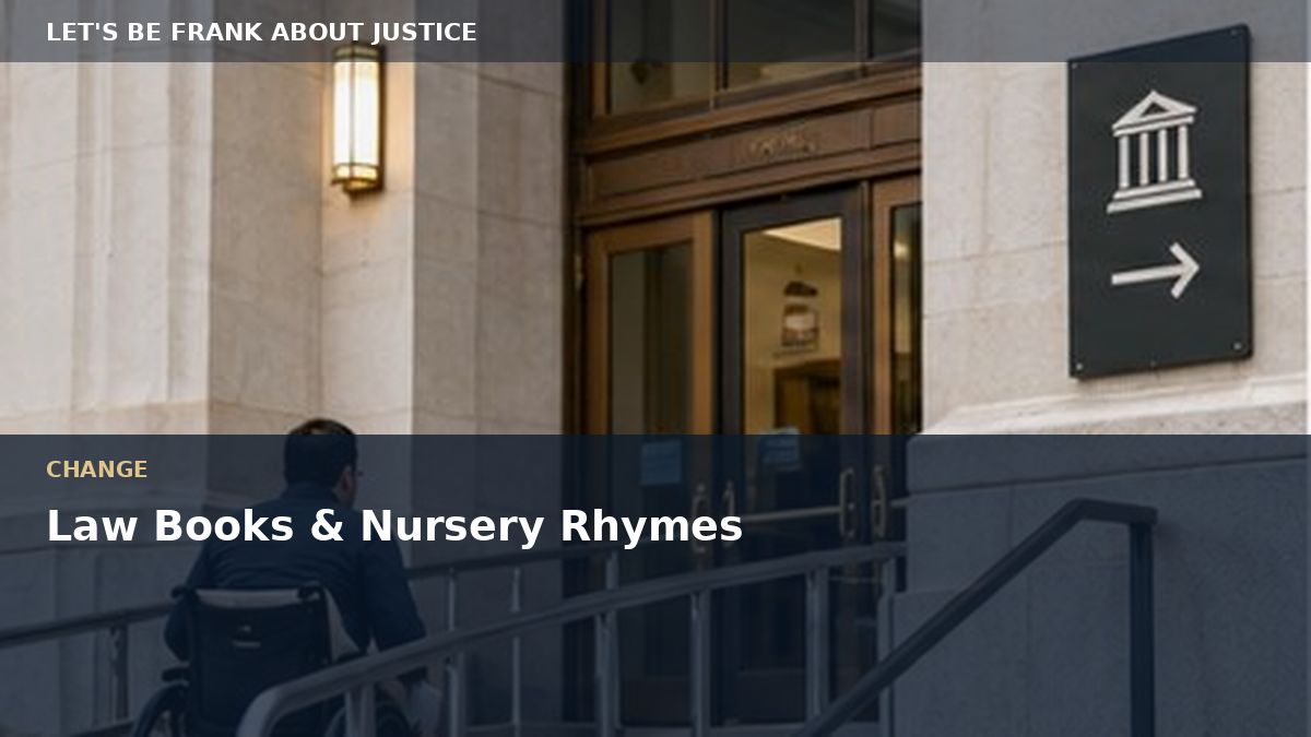 Law Books & Nursery Rhymes