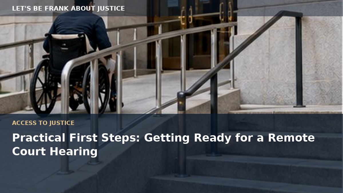 Practical First Steps: Getting Ready for a Remote Court Hearing