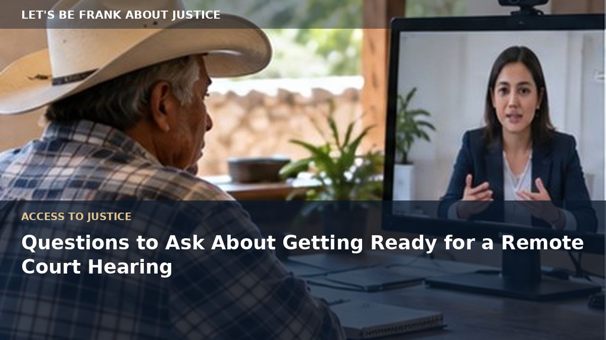 Questions to Ask About Getting Ready for a Remote Court Hearing