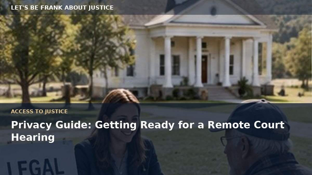 Privacy Guide: Getting Ready for a Remote Court Hearing