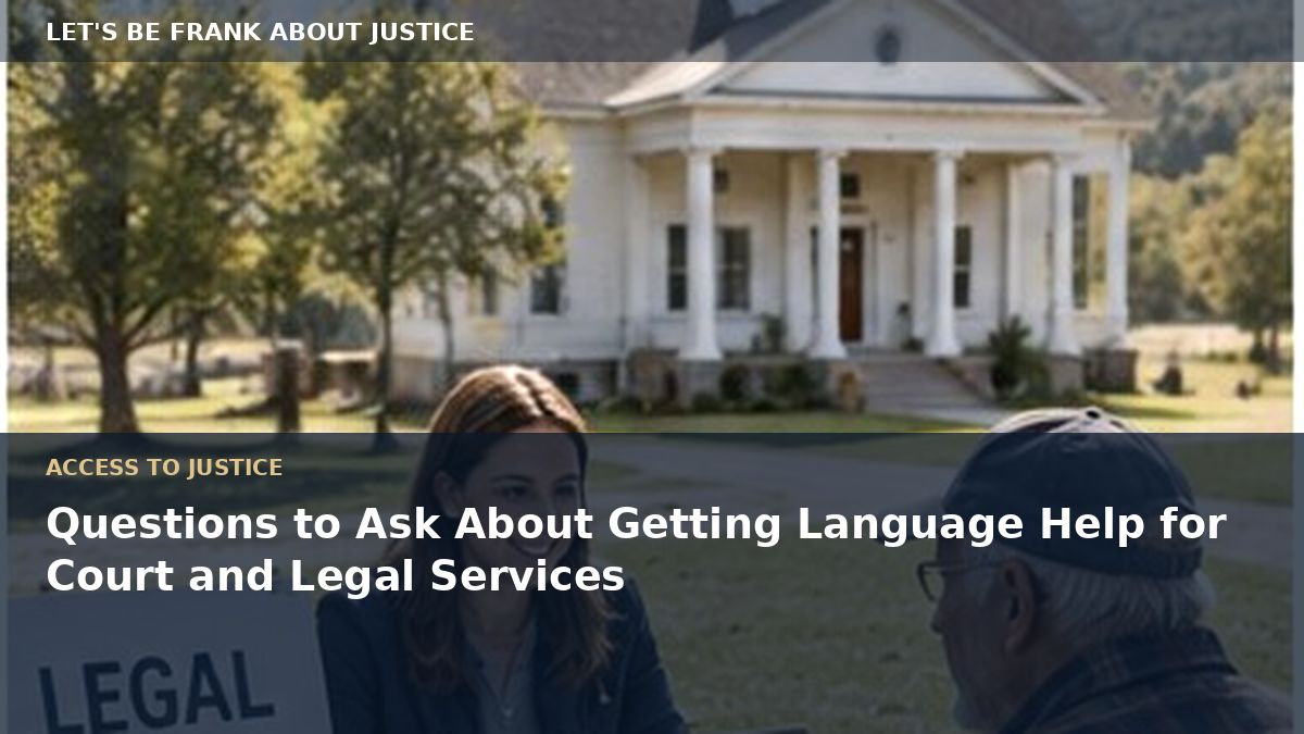 Questions to Ask About Getting Language Help for Court and Legal Services
