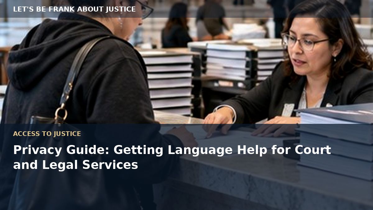 Privacy Guide: Getting Language Help for Court and Legal Services