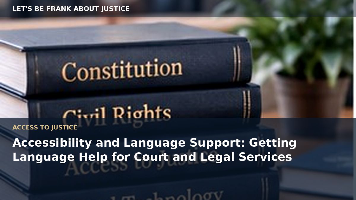Accessibility and Language Support: Getting Language Help for Court and Legal Services