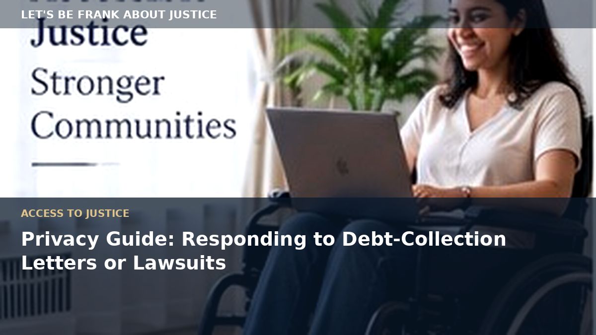 Privacy Guide: Responding to Debt-Collection Letters or Lawsuits