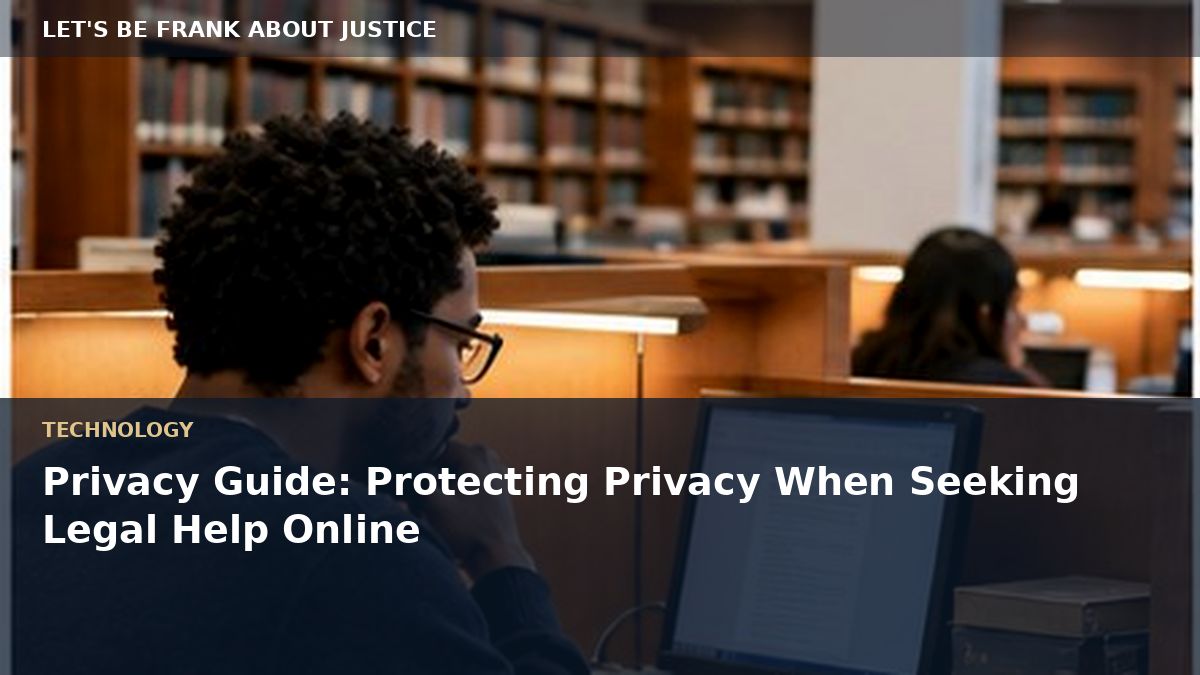 Privacy Guide: Protecting Privacy When Seeking Legal Help Online